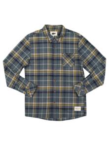Just Another Fisherman Boatyard Shirt - Harbour Teal Check