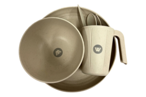 Wildtrak 6 Piece Wheat Straw Dinner Set