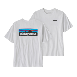 Patagonia Men's P-6 Logo Responsibili-Tee - White