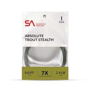 Scientific Angler Absolute Trout Stealth Tapered Leader