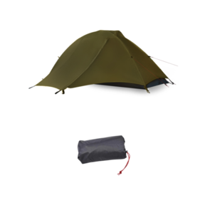 Orson Ace 1 'All Weather' Lightweight Hiking Tent with Groundsheet - Olive Green