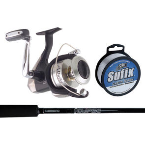 Shimano Alivio 10000 FA - Eclipse 10' 2pc 8-12kg Spin Combo