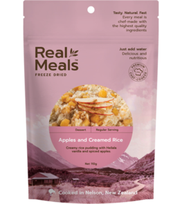 Real Meals Freeze Dried Dessert - Apples & Creamed Rice