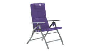 Coleman Aurora 5 Position Adjustable Camping Chair - Purple