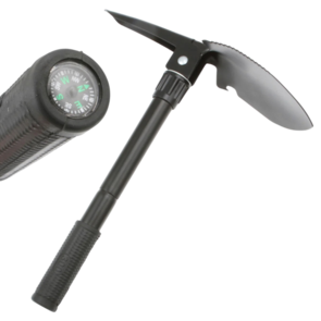 Wildtrak Multipurpose Camping Tool | Shovel/Pick/Compass