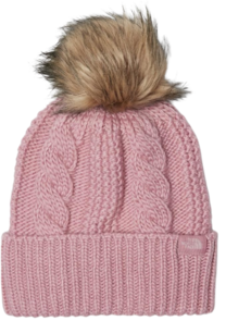 The North Face Women's Oh Mega Fur Pom Beanie - Mauve