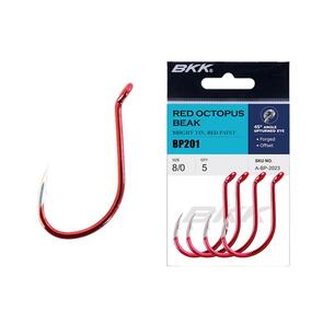 BKK Bait Packs - Octopus Red Silver Tip