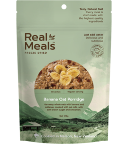 Real Meals Freeze Dried Breakfast - Banana Oat Porridge