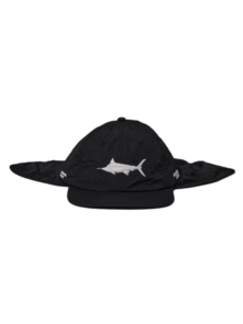 Just Another Fisherman Billfish Flap Cap - Black