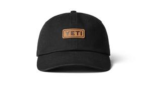 YETI Leather Logo Badge Hat - Black