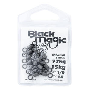 Black Magic Rolling Swivel - 14/pack