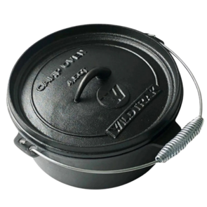 Wildtrak Cast Iron Camp Oven | 4.5 Quart