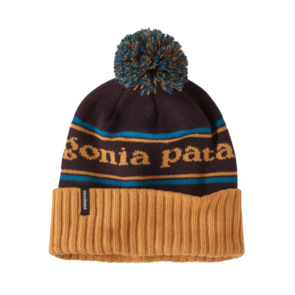 Patagonia Powder Town Beanie - Park Stripe: Dried Mango