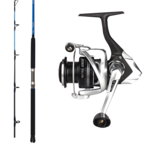 Okuma Safina 8000 Spin Reel with Line - Sensortip Character Special Spin Rod 6ft 1pc 10-15kg Combo