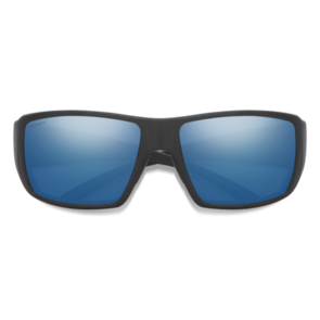 Smith Guide's Choice Matte Black  - ChromaPop Glass Blue Mirror Polarized Sunglasses