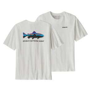 Patagonia Men's Home Water Trout Organic T-Shirt - White