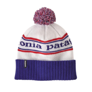 Patagonia Powder Town Beanie - Park Stripe: Viking Blue