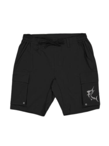 Just Another Fisherman Angler Tech Cargo Shorts - Black