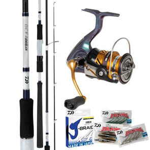 Daiwa Laguna LT 4000 | Exceler Oceano 7ft 6in 2 Piece Softbait Bundle