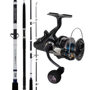 Daiwa Free Swimmer 10000 | Exceler Oceano 8ft 2 Piece Landbased Rock Combo