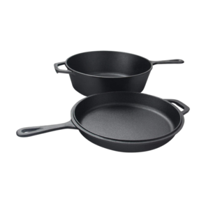 Wildtrak 2 in 1 Cast Iron Combo Cooker