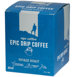 Epic Coffee Voyage Roast (Decaf) Drip Filter - 10 Pack