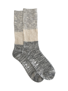 Just Another Fisherman Port Socks - Green / Beige / Grey