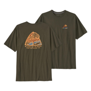 Patagonia Men's 'Take a Stand' Responsibili-Tee - Bayou Badge: Basin Green