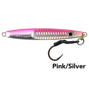 Black Magic Flutter Jig - Pink / Silver