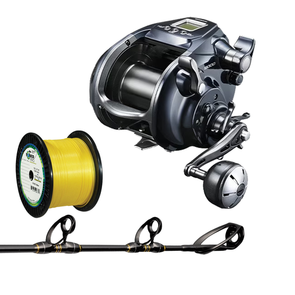 Shimano Forcemaster 9000 A Electric Reel - Status Bluewater 8' 3pc 50-80lb Drone Combo with PowerPro Spectra 80lb Braid