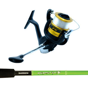 Shimano FX4000 FC with Line - Kidstix Green 5' 5" 4-6Kg 1pc Spin Combo