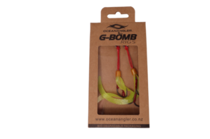 Ocean Angler G-Bomb Replacement Assist Rig 2 Pack - Chartreuse Glow