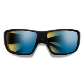 Smith Guide's Choice Matte Black - ChromaPop Glass Polarchromic Yellow Blue Mirror Polarized Sunglasses