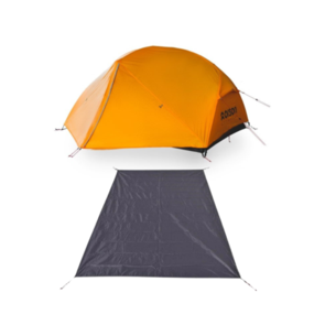Orson Hopper 2 Lightweight Hiking Tent with Groundsheet - Orange