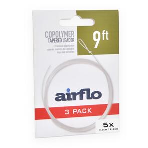 Airflo Tactical Tapered Leader 9" - 3 Pack