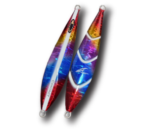 Ocean's Legacy Hybrid Contact 40g Rigged Slow Pitch Jig - Rainbow