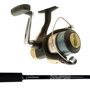 Shimano Hyperloop 6000 FB with Line -  Eclipse 10' 2pc 8-12kg Spin Combo