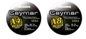 Okuma Ceymar 4 Multi-Colour Braid Fishing Line
