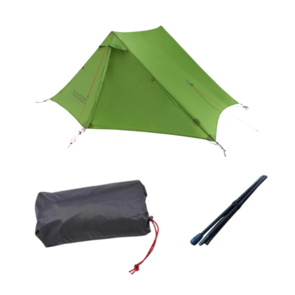 Orson Indie 2 Ultralight Hiking Tent Trail-Ready Bundle - Olive Green