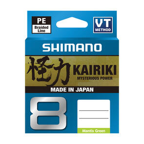 Shimano Kairiki 8 Braid Fishing Line - Mantis Green