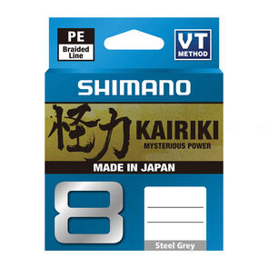 Shimano Kairiki 8 Braid Fishing Line - Steel Grey