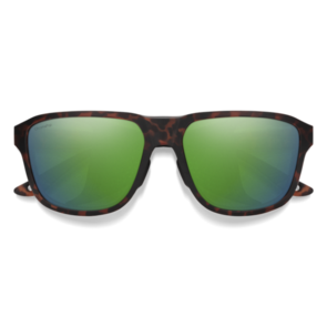 Smith Embark Matte Tortoise - ChromaPop Green Mirror Polarized Sunglasses