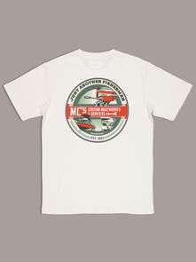 Just Another Fisherman MC's Boatworks Tee - Antique White