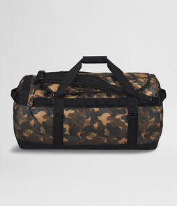 The North Face Base Camp Duffel Large - Utility Brown Camo Texture Print / TNF Black