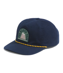 The North Face Norm 5-Panel Hat - Summit Navy / Turmeric / Public Lands Patch