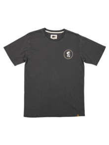 Just Another Fisherman Old Sea Dog Tee - Aged Black / Orange