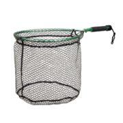 McLean Angling Short Handle Weigh Rubber Net - Olive