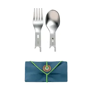 Opinel Picnic+ Fork Spoon & Napkin Set