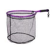 McLean Angling Short Handle Weigh Rubber Net - Purple