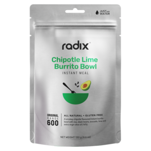 Radix Nutrition Original Freeze Dried Meal V9.0 Chipotle Lime Burrito Bowl - 600kcal